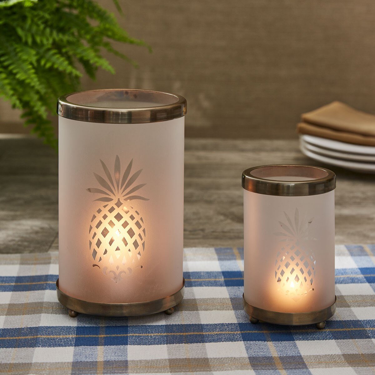 Pineapple Pillar Candle Holder - Thumbnail 3