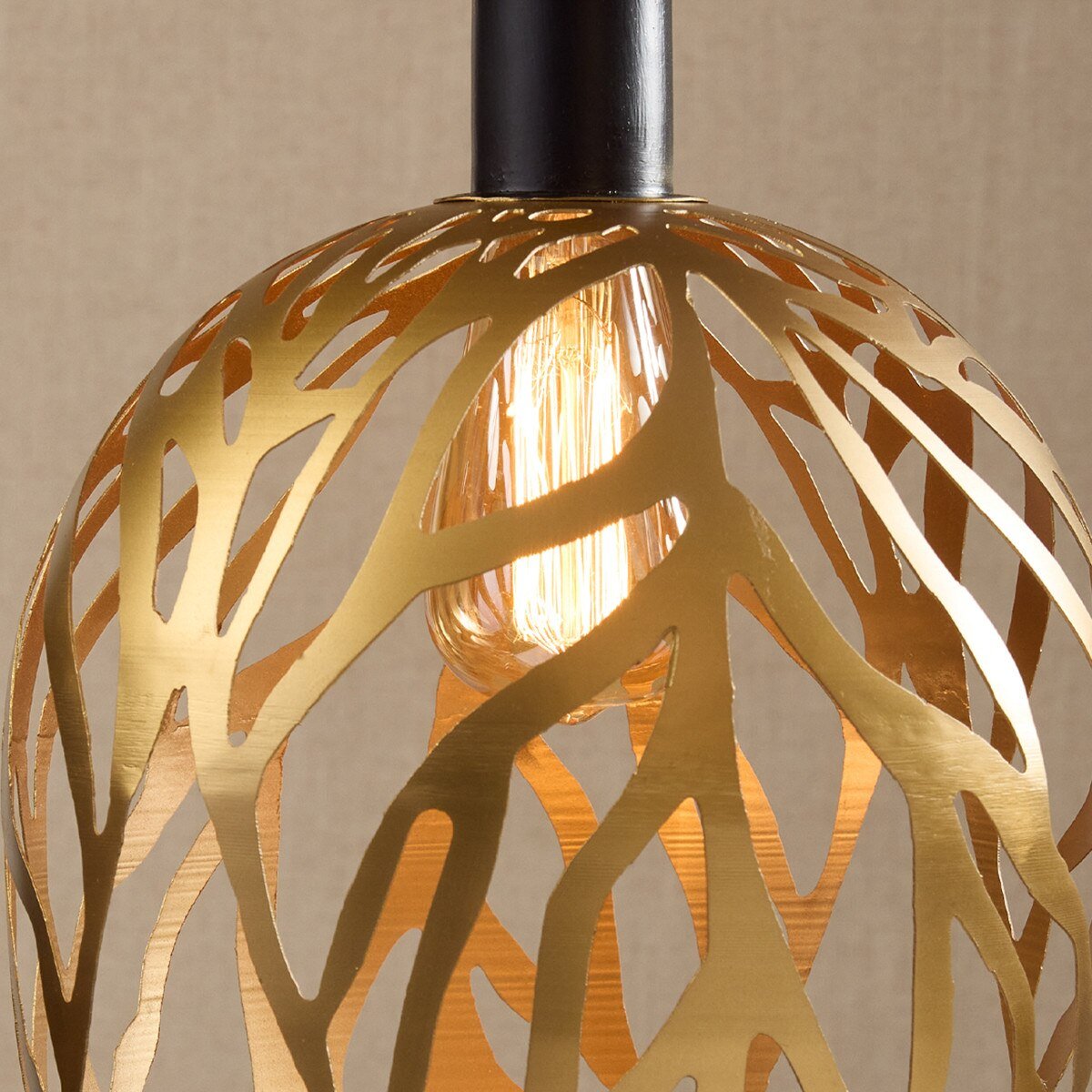 Gold Leaf Pendant Light - Thumbnail 3