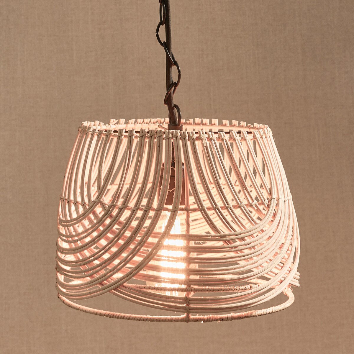 Woven Rattan Pendant Light - Thumbnail 2