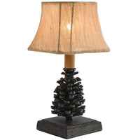 Pinecone Accent Lamp w/Shade - Ozark Cabin Décor, LLC