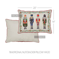 Traditional Nutcracker Throw Pillow - Ozark Cabin Décor, LLC