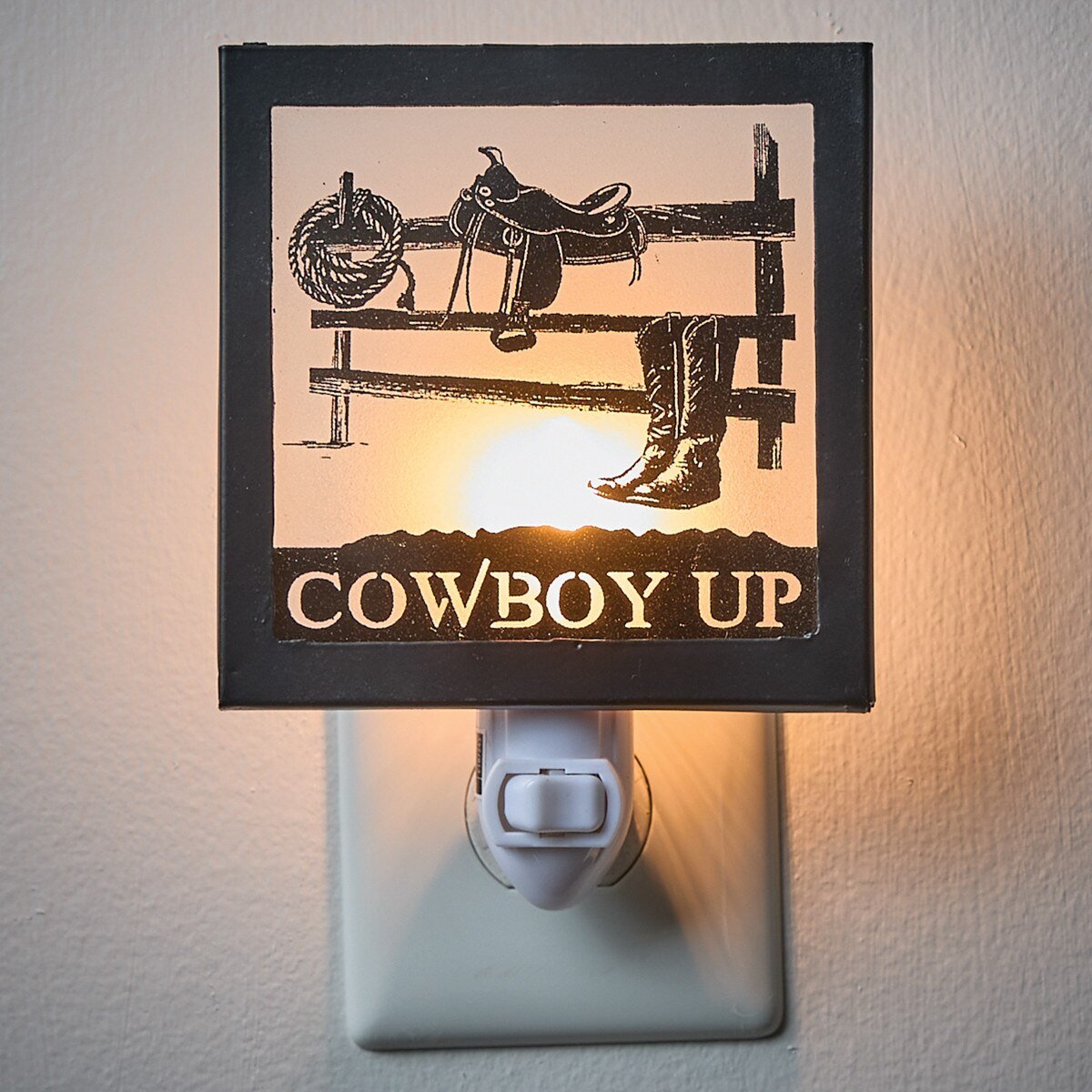 Cowboy Up Night Light