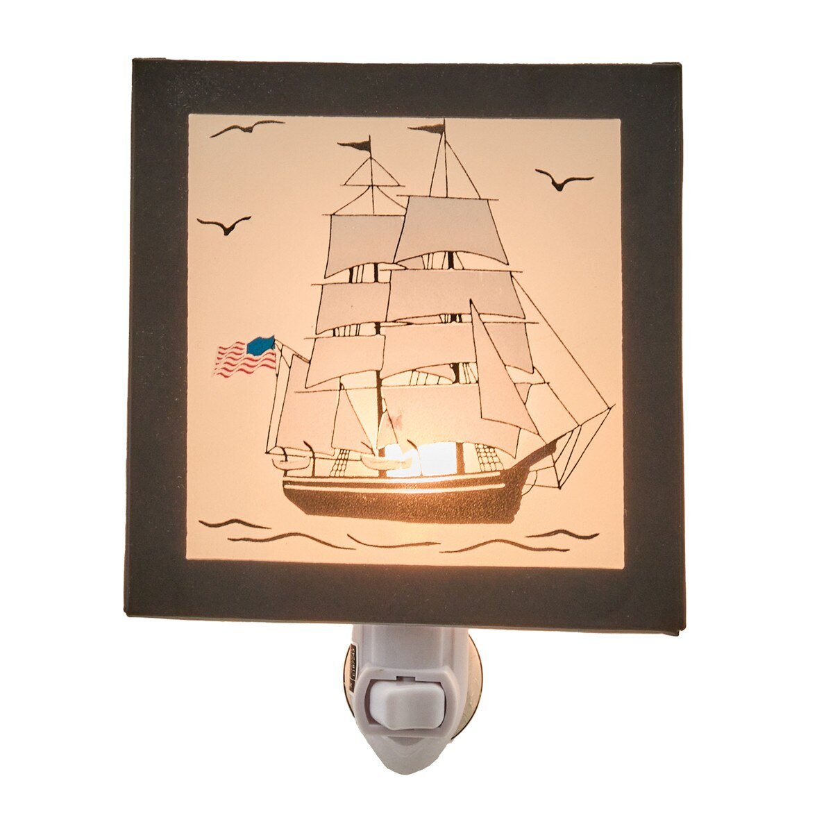 Charles W. Morgan Ship Night Light - Ozark Cabin Décor, LLC