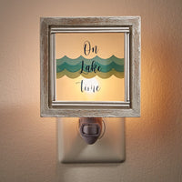 On Lake Time Night Light - Ozark Cabin Décor, LLC