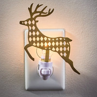 Jumping Deer Night Light - Ozark Cabin Décor, LLC
