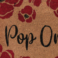 Poppy Coir Doormat Detailed