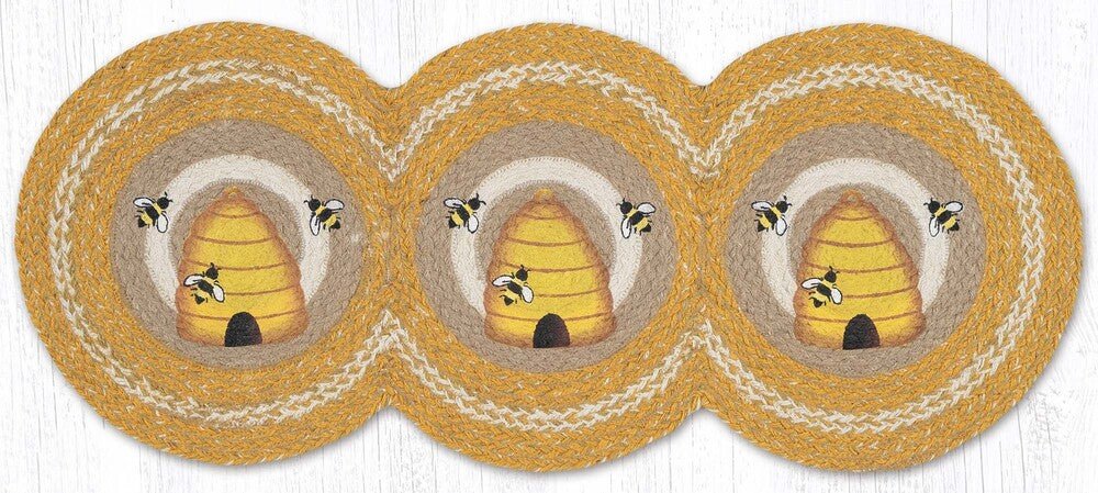 Beehive Tri - Circle Runner - Ozark Cabin Décor, LLC