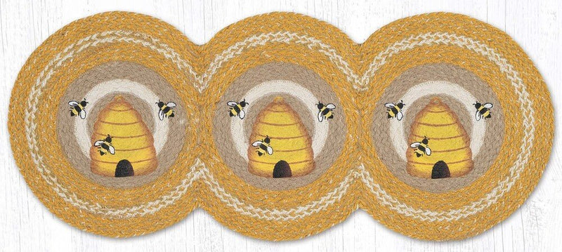 Beehive Tri - Circle Runner - Ozark Cabin Décor, LLC