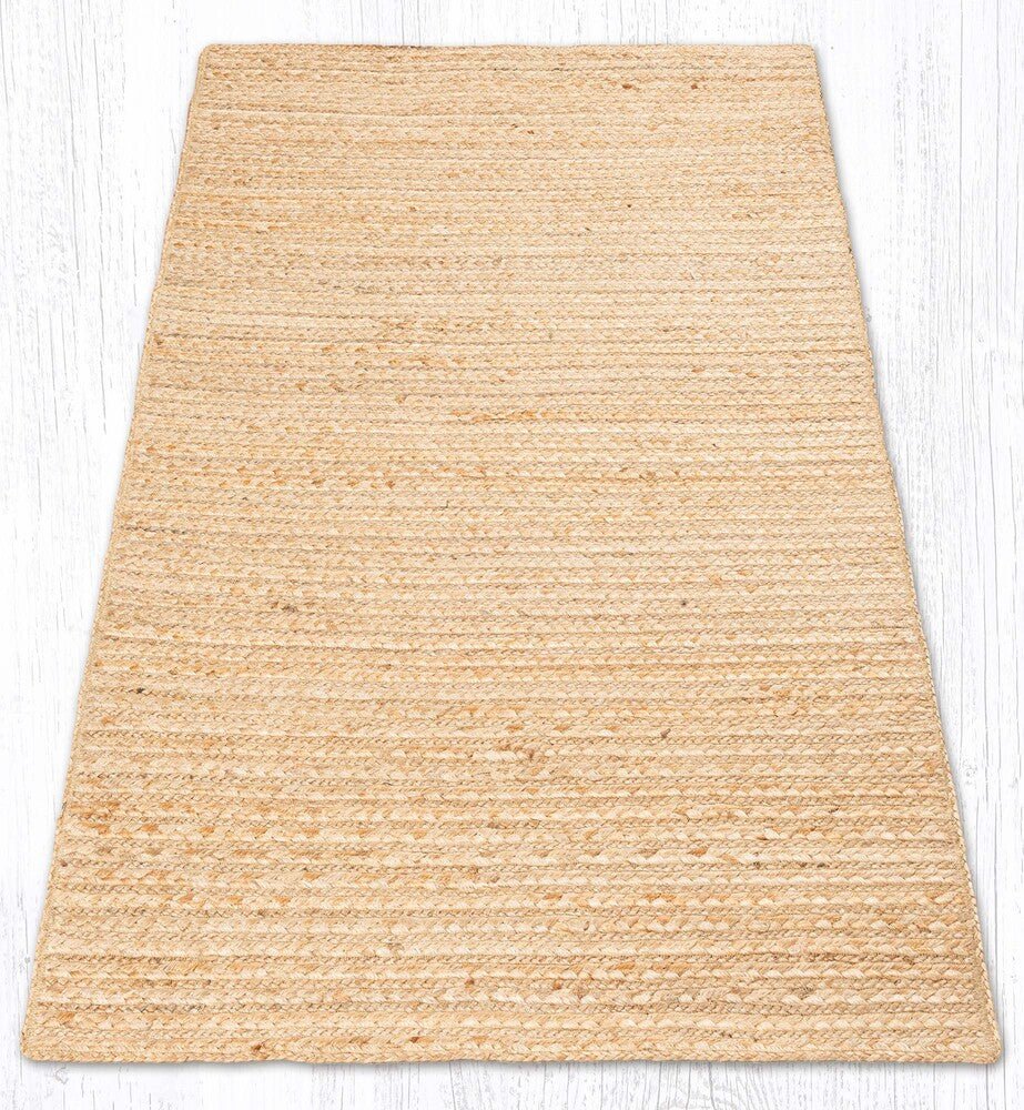 Natural Braided Jute Cabin Rug - Thumbnail 2