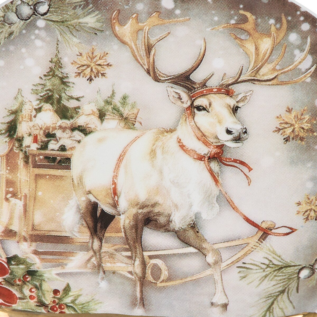 Snow Globe Reindeer Spoon Rest - Ozark Cabin Décor, LLC