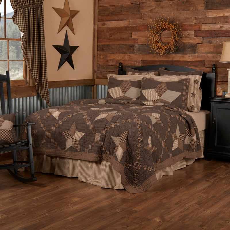 Farmhouse Star Quilt Collection - Twin - Ozark Cabin Décor, LLC