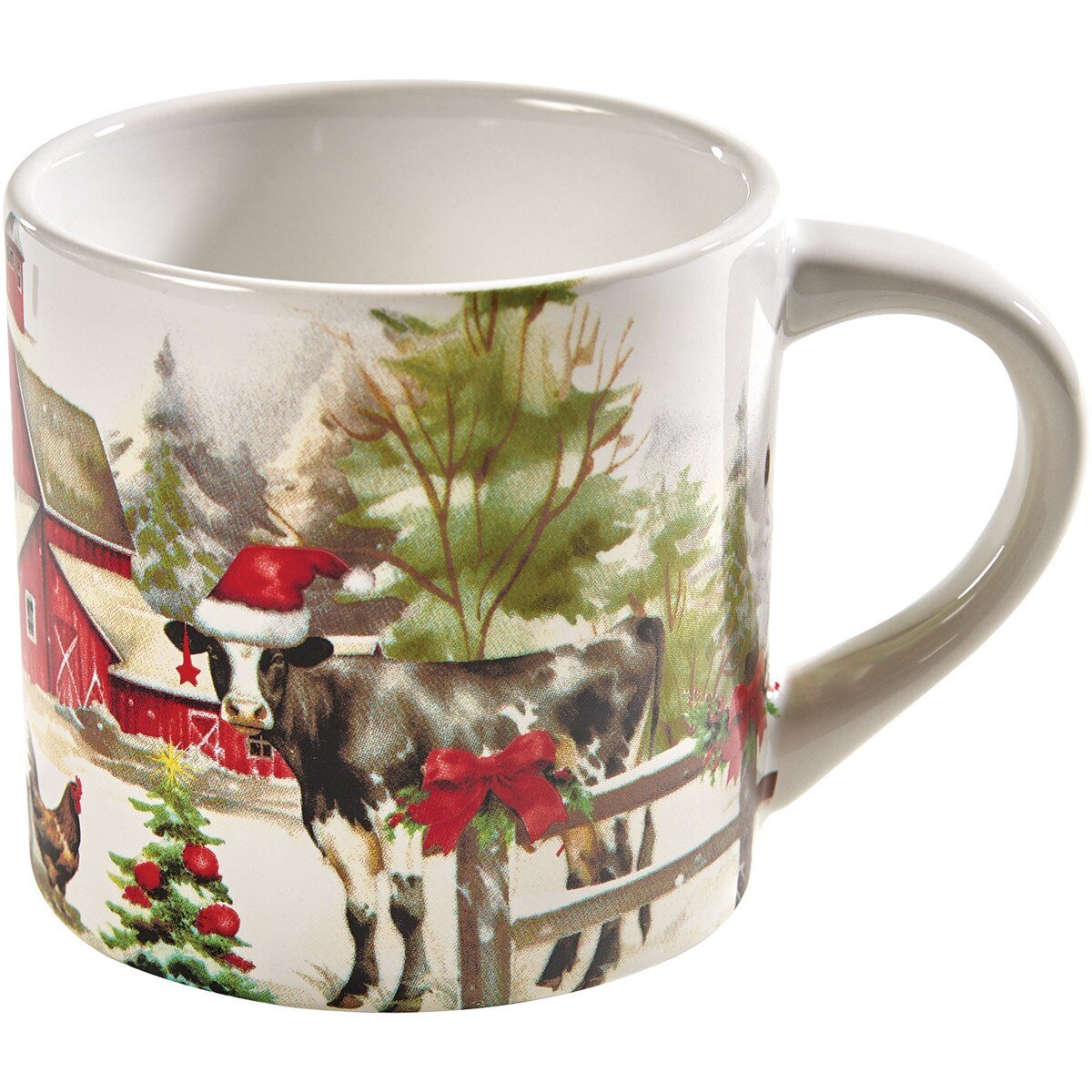 Christmas At The Farm Mug - Set of 4 - Ozark Cabin Décor, LLC