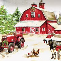 Christmas At The Farm Spoon Rest - Ozark Cabin Décor, LLC