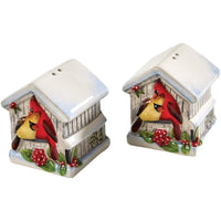 Holiday Cardinal Love Salt & Pepper Set - Ozark Cabin Décor, LLC