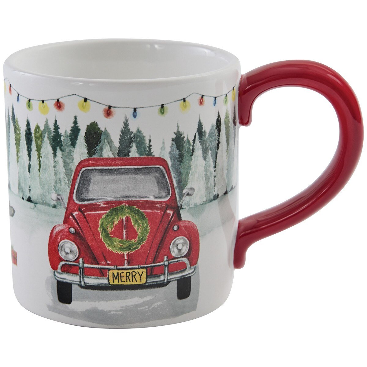 Holiday Roadtrip Christmas Mug - Set of 4