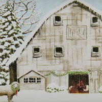 Christmas Barn Spoon Rest - Ozark Cabin Décor, LLC