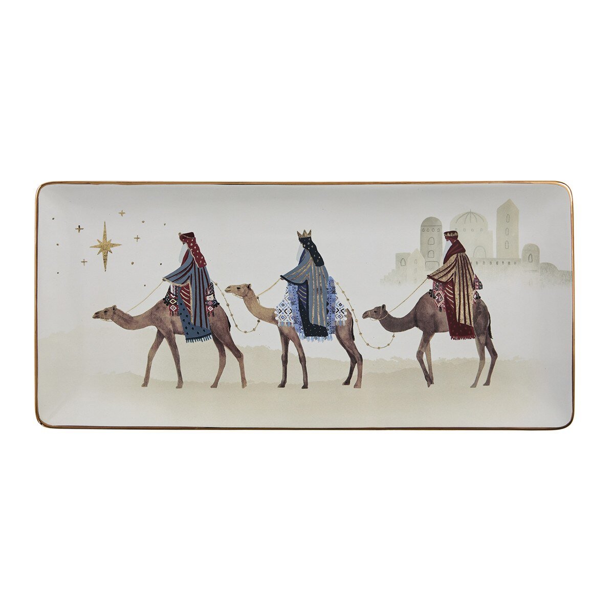 Away In A Manger Platter - Ozark Cabin Décor, LLC