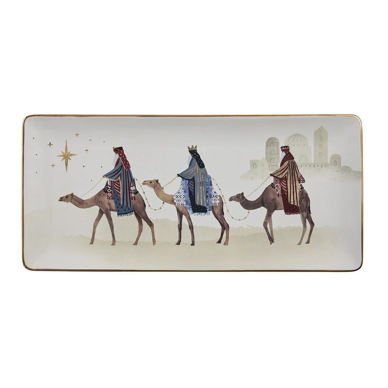 Away In A Manger Platter - Ozark Cabin Décor, LLC