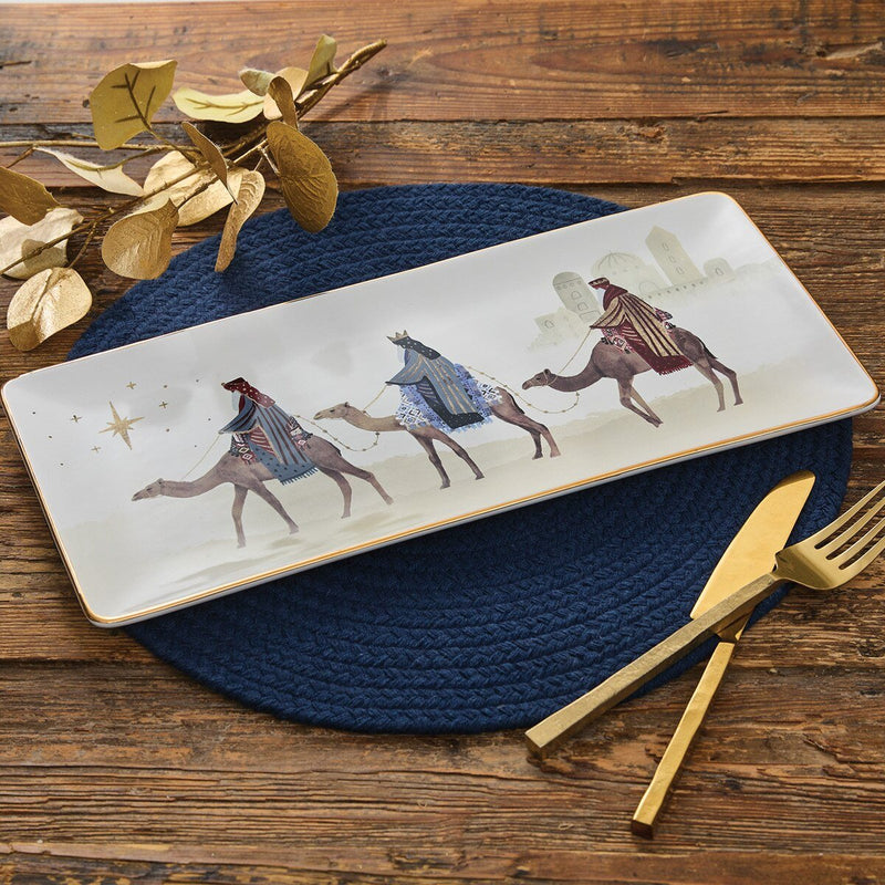 Away In A Manger Platter - Ozark Cabin Décor, LLC