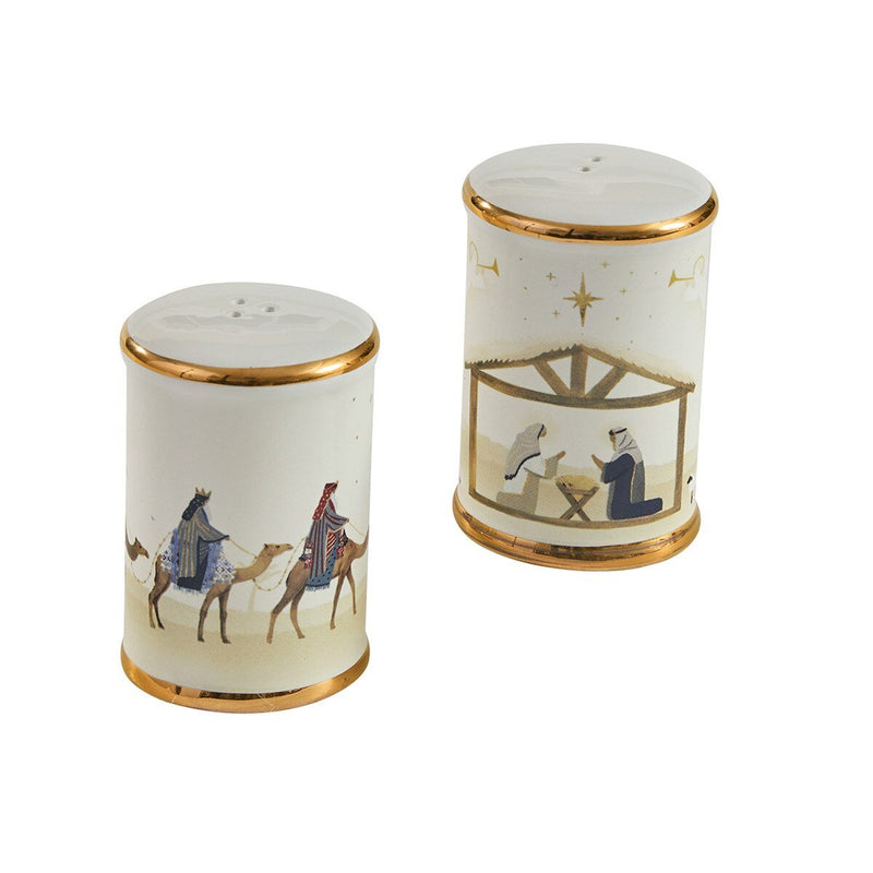 Away In A Manger Salt & Pepper Set - Ozark Cabin Décor, LLC