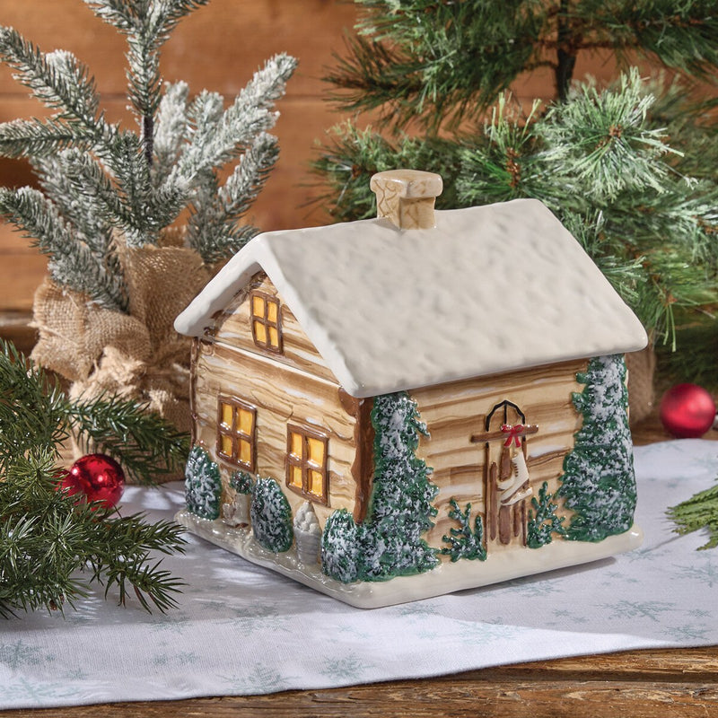 Cabin Sweet Cabin Cookie Jar