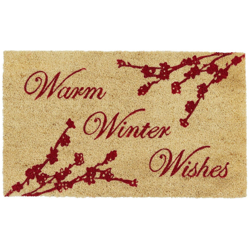 Warm Winter Wishes Doormat - Ozark Cabin Décor, LLC