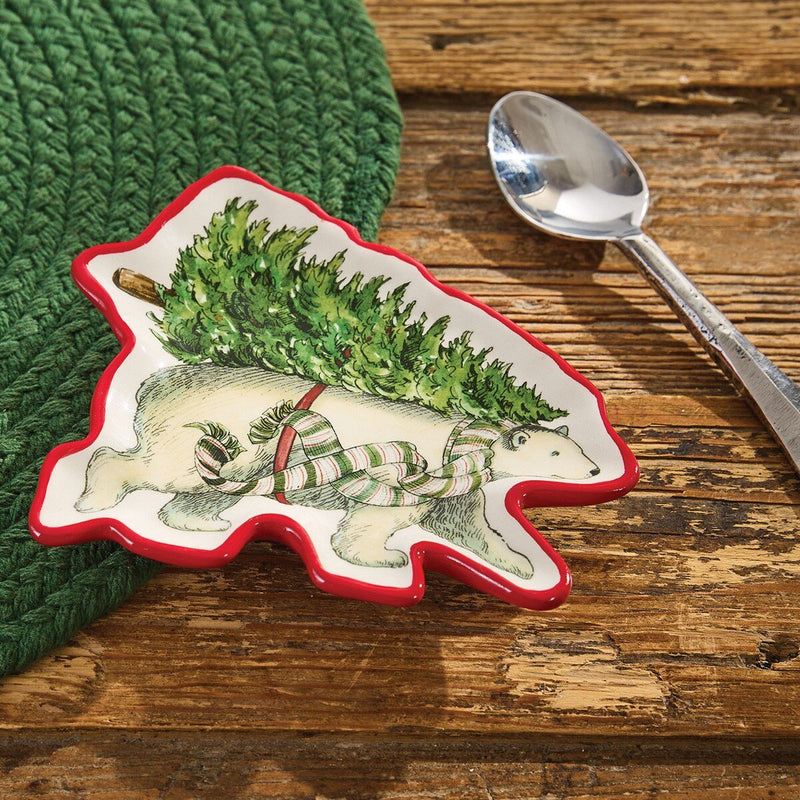 Polar Bears Spoon Rest - Ozark Cabin Décor, LLC