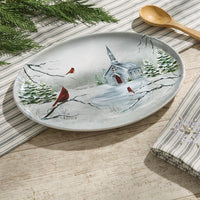 All Is Calm Oval Serving Platter - Ozark Cabin Décor, LLC