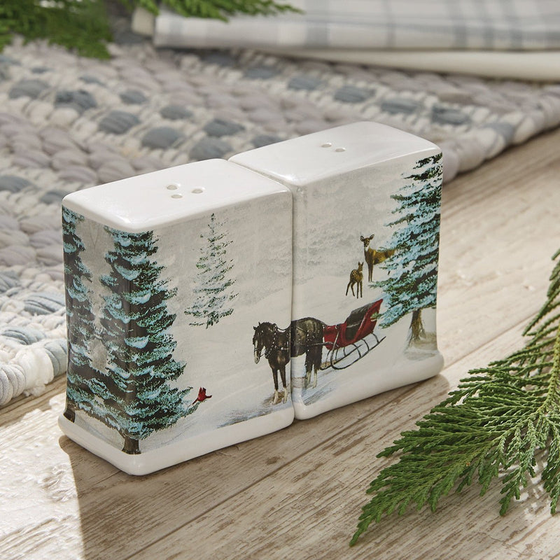 All Is Calm Salt & Pepper Shakers - Ozark Cabin Décor, LLC