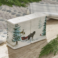All Is Calm Salt & Pepper Shakers - Ozark Cabin Décor, LLC