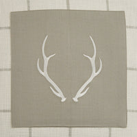 Antler Tasseled Throw Pillow - Ozark Cabin Décor, LLC