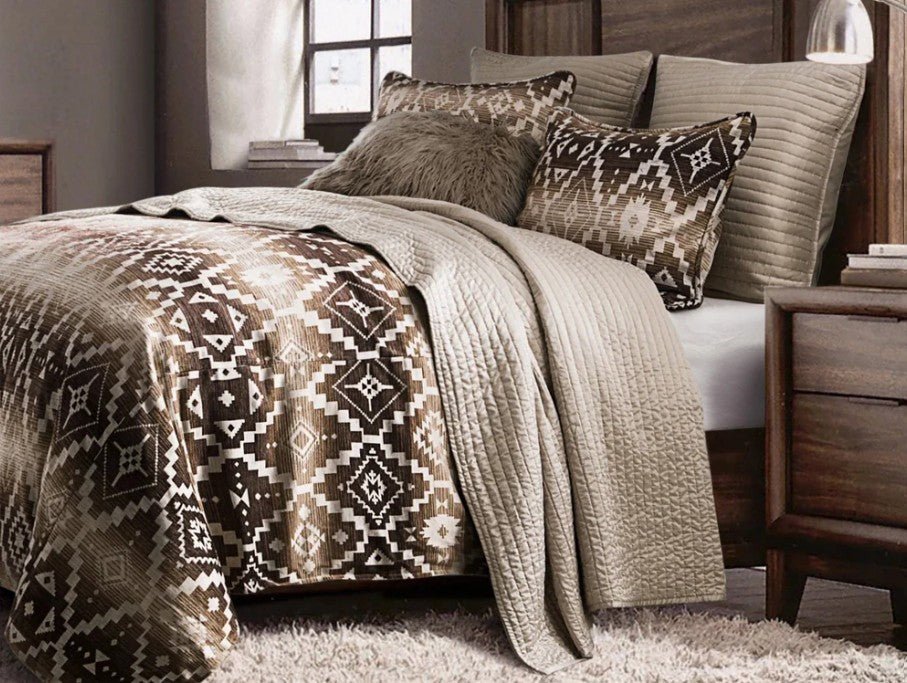 Chalet Aztec Bedding Set - 3 Sizes - Ozark Cabin Décor, LLC