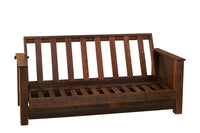 Barnwood Futon With Mattress - Ozark Cabin Décor, LLC