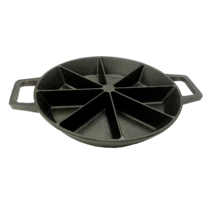 10 - in Cast Iron Wedge Cornbread Skillet - Ozark Cabin Décor, LLC