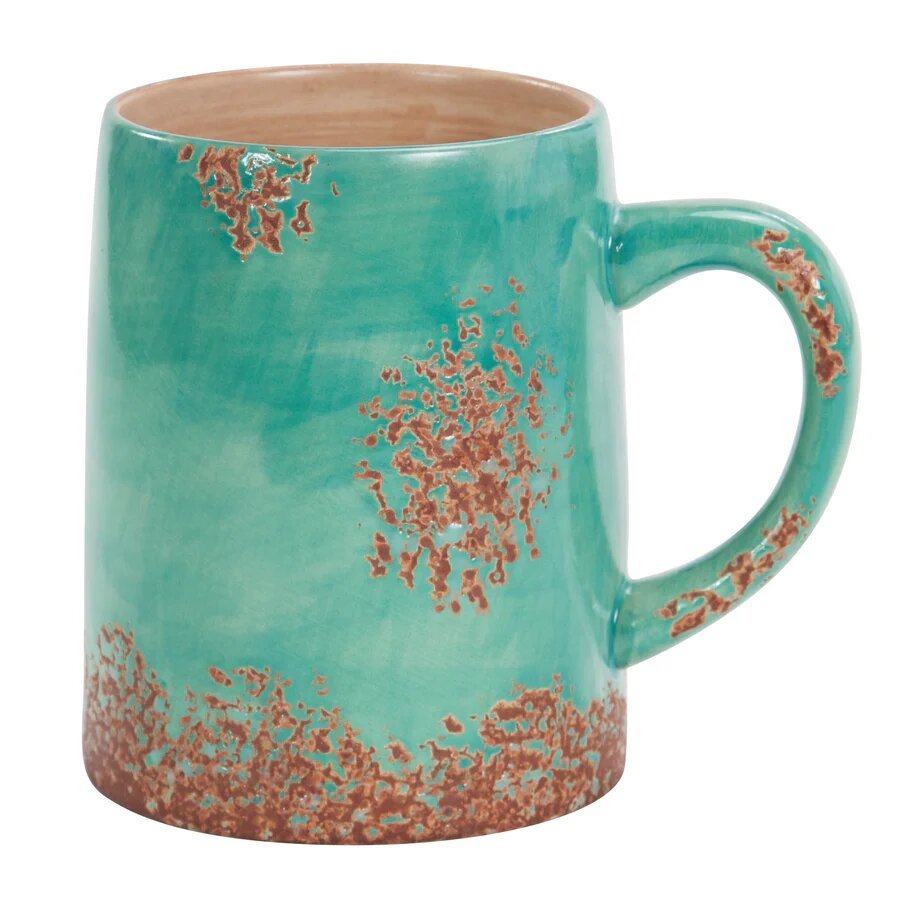 Patina Coffee Mugs - Set of 8