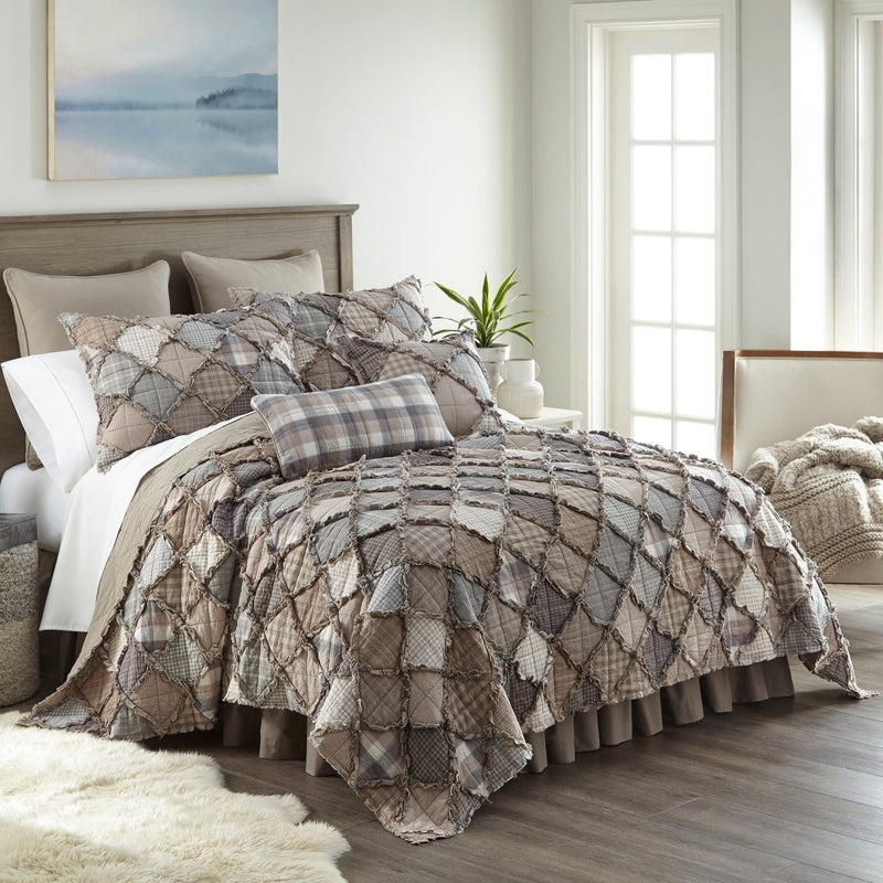 Smoky Mountain Cotton Quilted Bedding Collection - Full/Queen - Ozark Cabin Décor, LLC