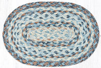 Denim 10"x15" Braided Jute Swatch