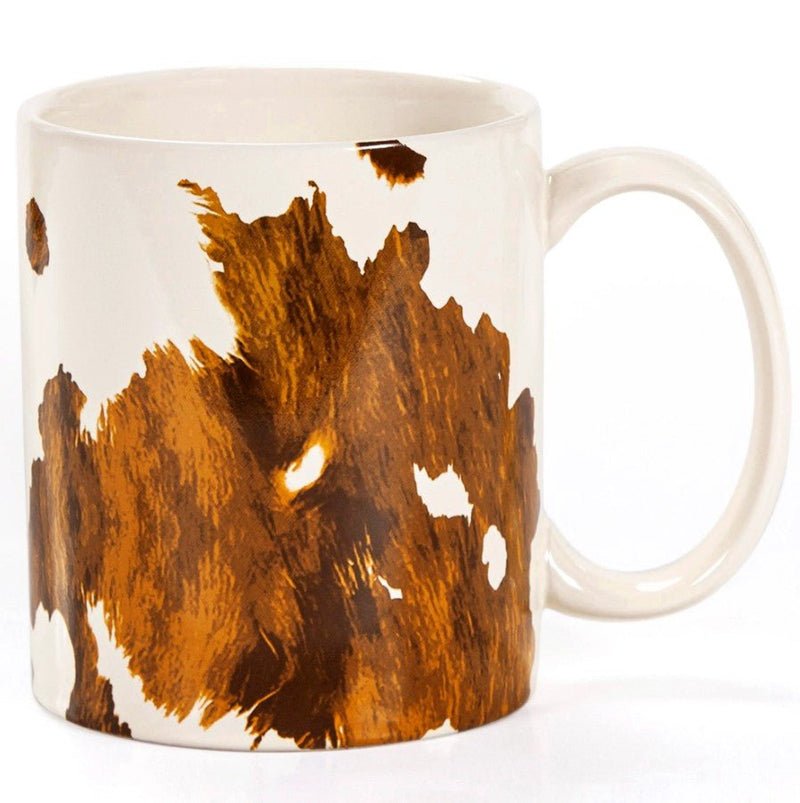 Elsa Cowhide Mugs - Set of 8 - Ozark Cabin Décor, LLC