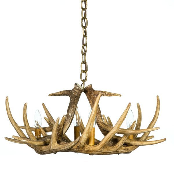 Whitetail Deer 6 Antler Chandelier