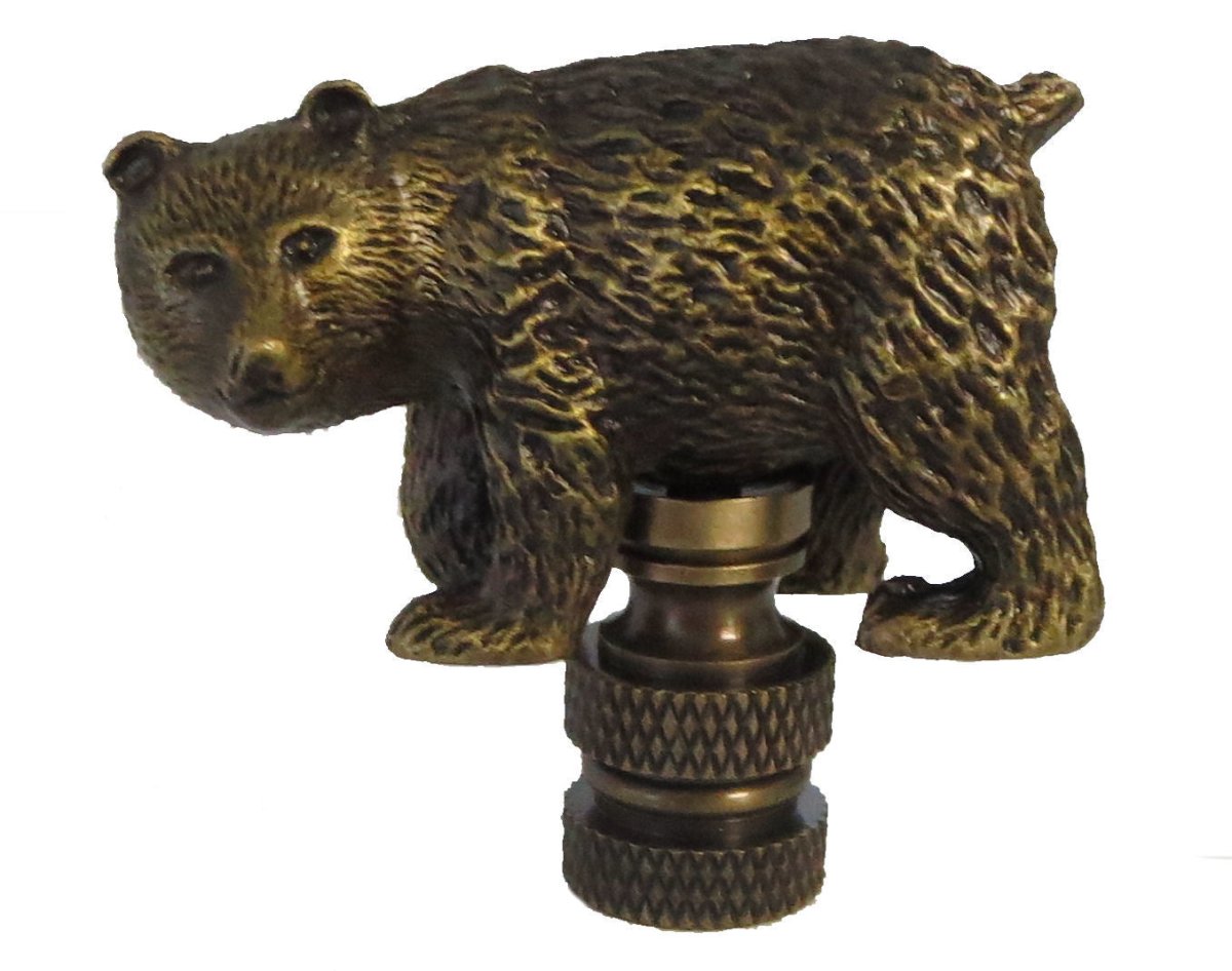 Bear Walking Lamp Shade Finial