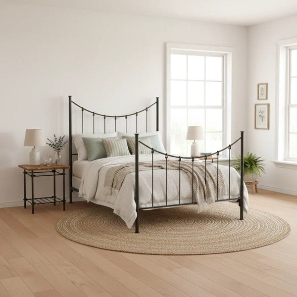 Knot Wrought Iron Bed - California King - Ozark Cabin Décor, LLC