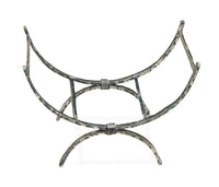 Iron Log Basket - Meridian - Ozark Cabin Décor, LLC