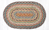 Multi Color Braided Jute Trivet & Swatch - Ozark Cabin Décor, LLC