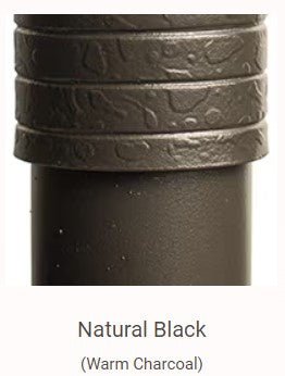 Natural Black Finish - 5 Pc - Ozark Cabin Décor, LLC