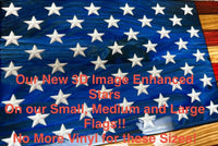 Challenge Coin Wooden American Flag Display - Ozark Cabin Décor, LLC