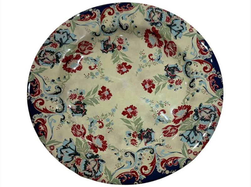 Patchwork Bandana 28 - Pc Dinnerware Set - Paisley - Ozark Cabin Décor, LLC