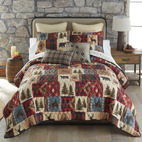 Woodland Patch Quilted Bedding Set