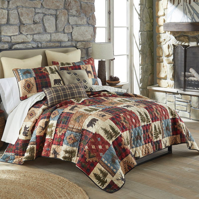 Woodland Patch Quilted Bedding Set