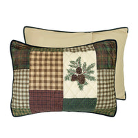 Pine Panels Reversible Quilted Bedding Set - 3 Sizes - Ozark Cabin Décor, LLC