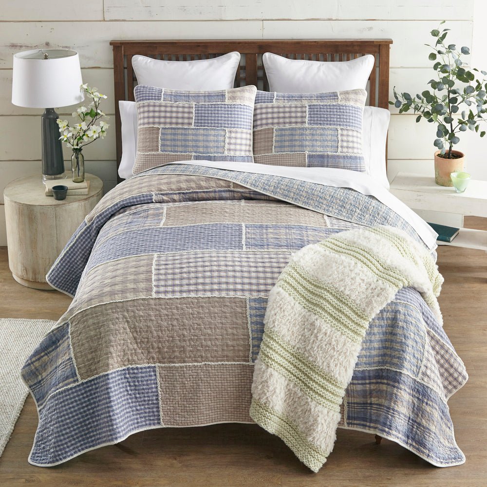 Slate Cobblestone Quilt Set - Thumbnail 4